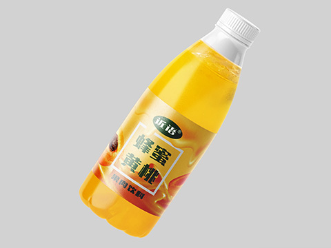 饮料瓶半截标贴包装设计